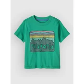 Patagonia Fitz Roy Skies Kids T-Shirt aqua stone