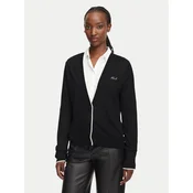 KARL LAGERFELD Pletena jopica B3W18038 Črna Regular Fit