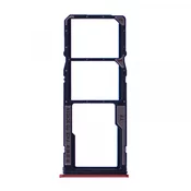 Sim Tray (ulozak za karticu) za Xiaomi Redmi 9T crveni