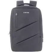 shumee CANYON BPE-5 City USB nahrbtnik za prenosnik 15,6 siv