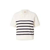 LEVIS  Pulover Super Soft Polo Sweater črna/bela