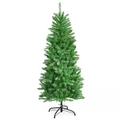 Northix 150 cm visoko osvetljeno božično drevo iz umetnega svinčnika s toplimi belimi zelenimi lučkami