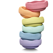 Stapelstein Rainbow Pastel 6