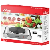 Zilan Električni rešo, 1 ploča - 18 cm, 1500 W, INOX - ZLN0535