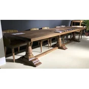 Casa Padrino country style dining table brown - Various Sizes - Rustic solid wood kitchen table - Rustic solid wood dining room furniture - Country style dining room furniture