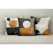 Aberto Design Set dekorativnih jastucnica Asr_plw25-22, 43x43 cm, 3 komada, Šarena