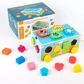 Little world, igračka, drvena edukativna kutija sa oblicima, 365 ( 888039 )