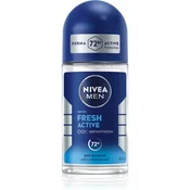 Nivea Fresh Active anti-transpirant roll-on za moške 48h (Anti-transpirant) 50 ml