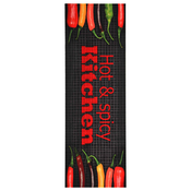 vidaXL Kuhinjska talna preproga pralna Hot&Spicy 45x150 cm