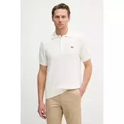 Lacoste pletena polo majica moška z dodatkom volne