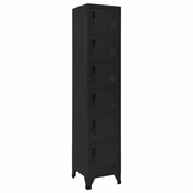 Ormaric s kljucem crni 38 x 40 x 180 cm celicni