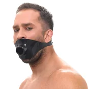 LateX Latex Gag with Mouth Tube 2950359 Black