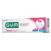 GUM Zobna pasta SensiVital+ z dvojnim delovanjem za občutljive zobe 75 ml