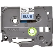 Samolepilni trak Brother TZe-521, 9 mm, modro/črn