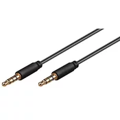 MicroConnet Kabel minijack 0,5m 3.5mm