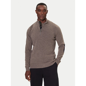 Barbour Pulover Holden MKN0837OL76 Zelena Regular Fit