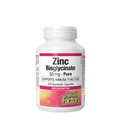 Natural Factors – Cinkov bisglicinat 50 mg (120 kapsul)