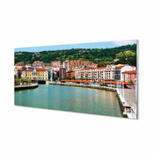 tulup.si Stenska plošča za kuhinjo Spain mesto gorsko reko 125x50 cm