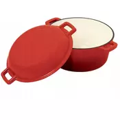 KRISBERG Litoželezni lonec 26 cm 4,8 l + 1,2 l KS7713