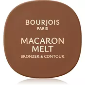 Bourjois Macaron Melt Bronzer & Contour bronzer in puder za konture 2 v 1 odtenek 03 Caramel Macchiato 5 g