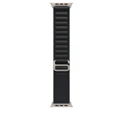 49mm Black Alpine Loop - Large - Natural Titanium Finish