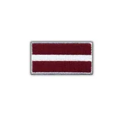 shumee Našitek zastave Latvije - magnetna podlaga - vezen našitek/značka/emblem