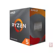 AMD Ryzen 5 4500, 6 Cores (3.6GHz/4.1GHz turbo), 12 Threads, 3MB L2 cache, 8MB L3 cache, Wraith Stealth Cooling (AM4)