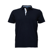 F.K. moška polo majica Modern Elegance temno modra