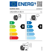 KUMHO letna pnevmatika 185/65 R14 86H ES31