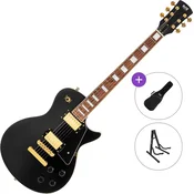 PSD Guitars LSP-100 Basic SET Black Električna kitara