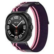 Silikonski pas Techsuit W054 za Samsung Galaxy Watch Ultra 47mm/Galaxy Watch Ultra 2 - vijoličen/roza