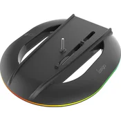 iPega P5S035SAH Vertikální Stojan (2xUSB-A) s RGB pro PS5 Slim/PS5 Pro Black