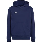 Dječja majica s kapuljačom adidas Entrada 22 Hoody, temno modra, veličina 152cm