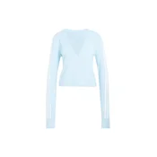 Pulover adidas Adiluna Season 2 x Jennie Knitted Wrap Around Cardigan Wonder Blue L
