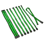 Cable Kolink Core Pro pleteni produžni kabel 12V-2x6 Tip 1 - Venom Green COREPRO-EK-12VT1-GRN