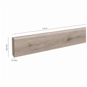 Zaključna letev COUNTRY OAK (6 x 1,2 x 240 cm)