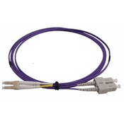FO LC/UPC - SC/UPC MM 3M OM4 DX Purple