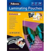 FELLOWES folija za kaširanje/ format A3/ 80 mic samolepilna/ velikost 303x426 mm/ sijajna/ 100 pak.