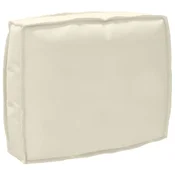 Vidaxl Blazina krema 50 x 40 x 12 cm Oxford tkanina