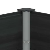 Vidaxl Vrtna visoka greda Črna 100 x 100 x 91 cm
