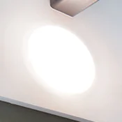 Regiolux LED stenska svetilka WBLR/400 37 cm 2.287 lm 4.000 K - Hodnik - prometna bela (RAL 9016) - Plastika