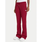 Guess Spodnji del trenirke W5BB58 FL04W Bordo rdeča Regular Fit