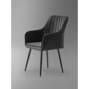 Hanah Home Fotelja Nova, 46x89x44 cm, Crna