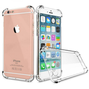 Silikonska futrola s ojacanim rubovima za Apple iPhone 6/iPhone 6s - Prozirna KP23566