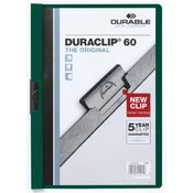 Pokrovček sponke DURACLIP Original 60 temno zelen