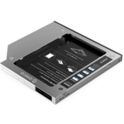 Orico M95SS adapter SSD/HDD, SATA3, aluminij, s 9,5mm DVD utorom (M95SS-SV-BP)