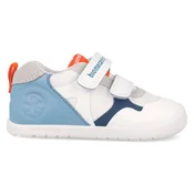 Biomecanics čevelj nizek 262165-B057 barefoot F white/blue 20