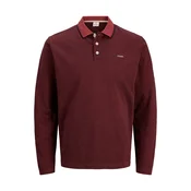 JACK & JONES Majica JPRBLUALVES roza/temno rdeča