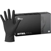 Espeon Nitril Ideal3 Black rokavice iz nitrila brez pudra velikost M 100 kos