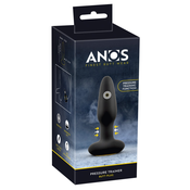 ANOS - akkus, vodootporni analni vibrator (crni)